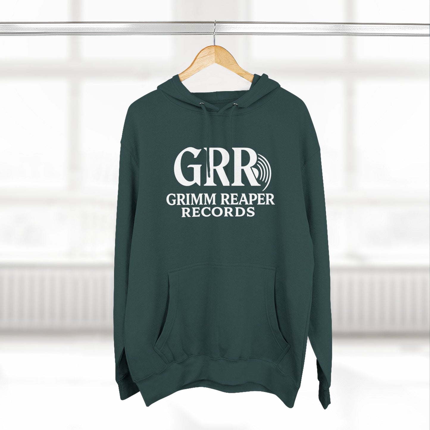 Shaddy Logo Hoodie — Retro Box-Logo Fleece Sweatshirt