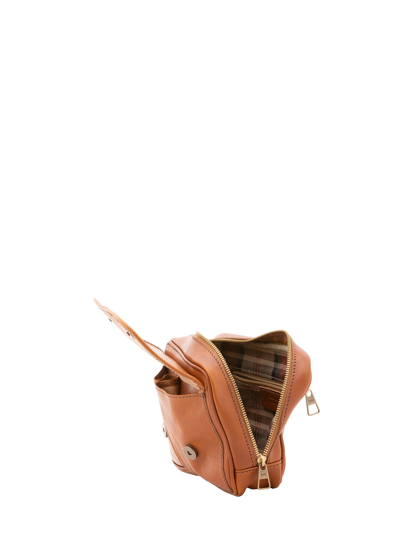 Pochette unisex In Vera pelle Made in Italy 24x20x6 cm-4