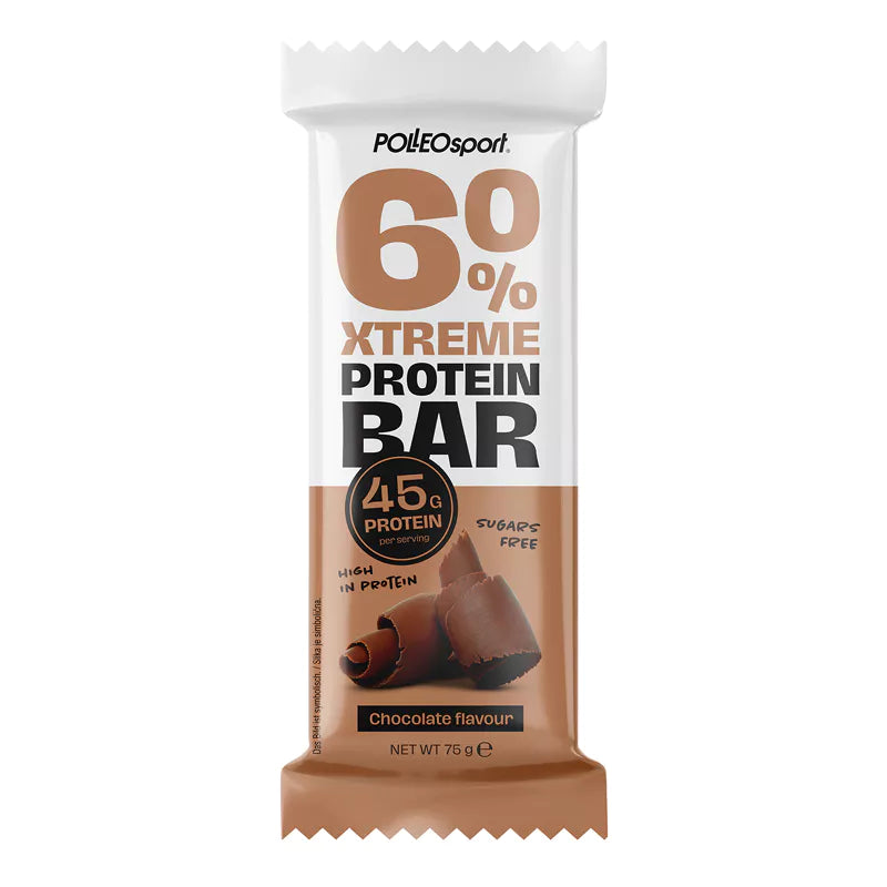 POLLEOsport ProSeries Xtreme 60% Protein Bar – Chocolate 75g