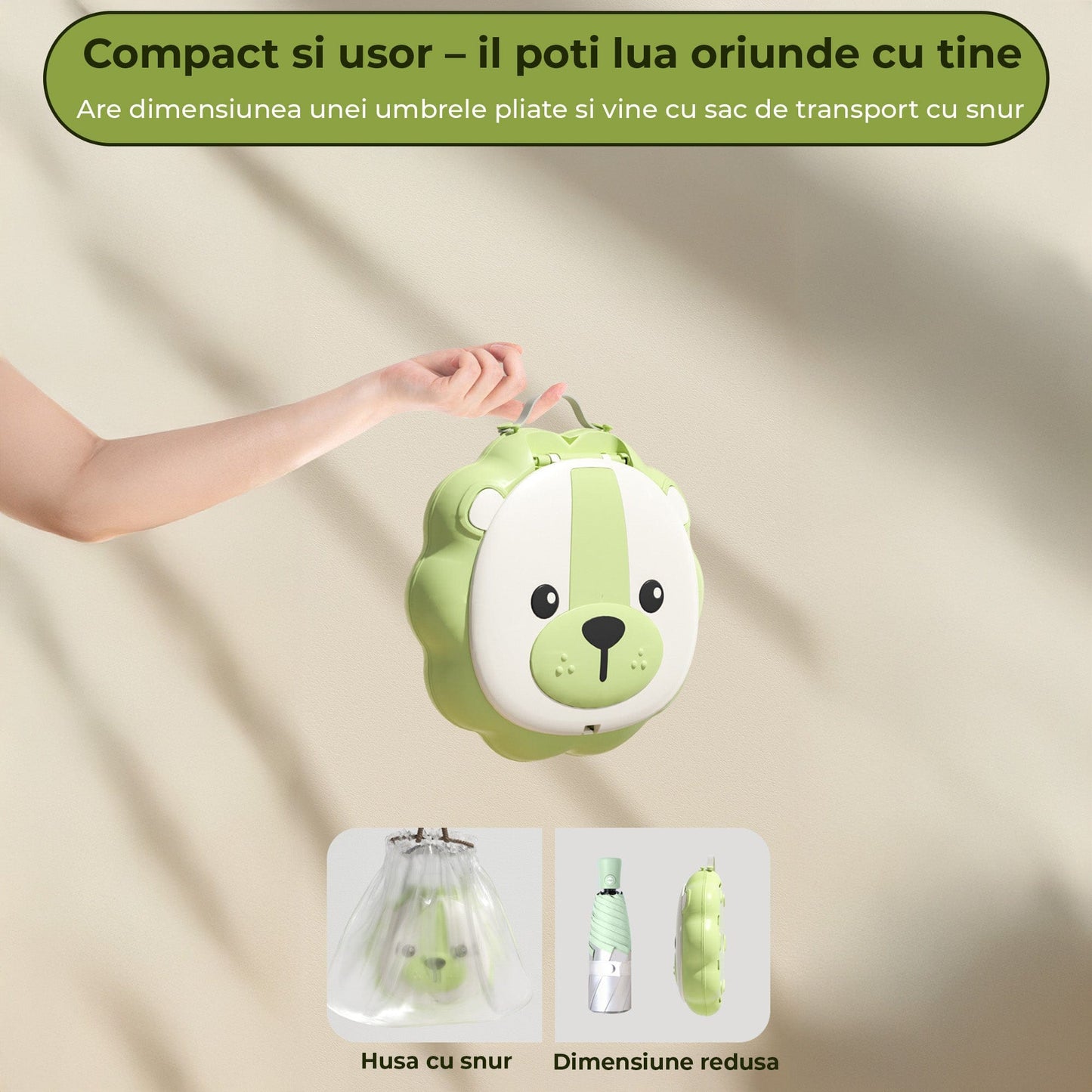 Toaleta Portabila Pliabila pentru Copii – WC de Calatorie pentru Baieti si Fetite, Usor de Transportat, Ideal pentru Masina, Excursii si Uz Extern, Design Compact si Igienic, Verde