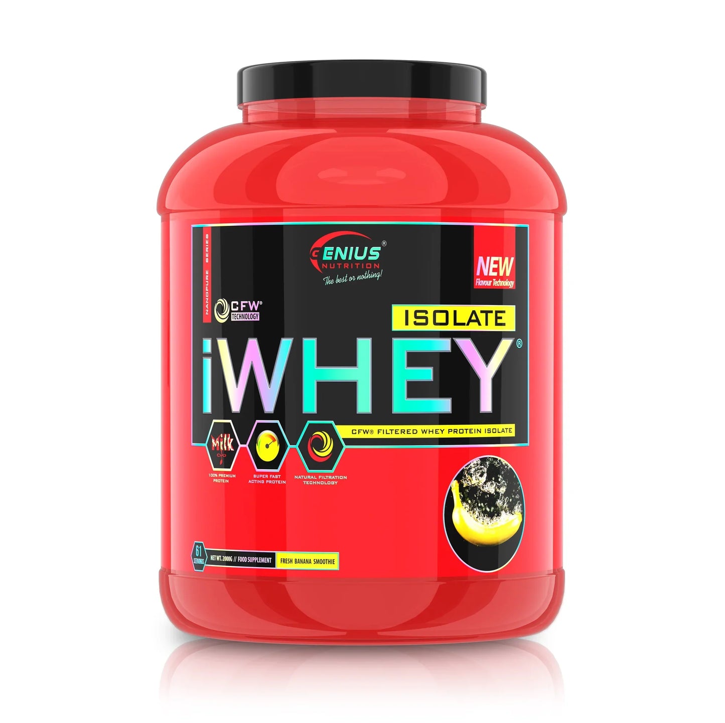 iWhey Isolate 2000g Ciocolată