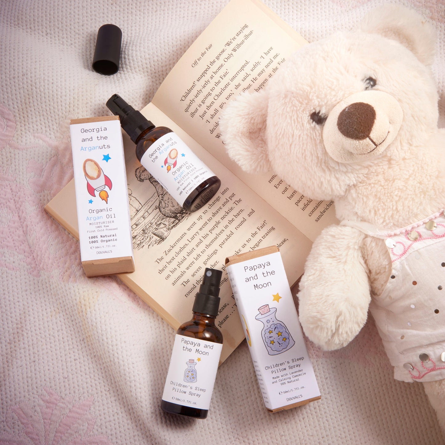 Little Dreamer Care set (including 50ml Argan oil and 50ml Children's sleep spray)-4