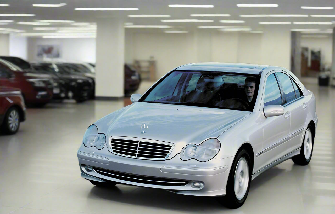 Covorase Auto TeamCar® Tip Tavita Compatibile Mercedes-Benz C-Class W203 Sedan (2000–2007)
