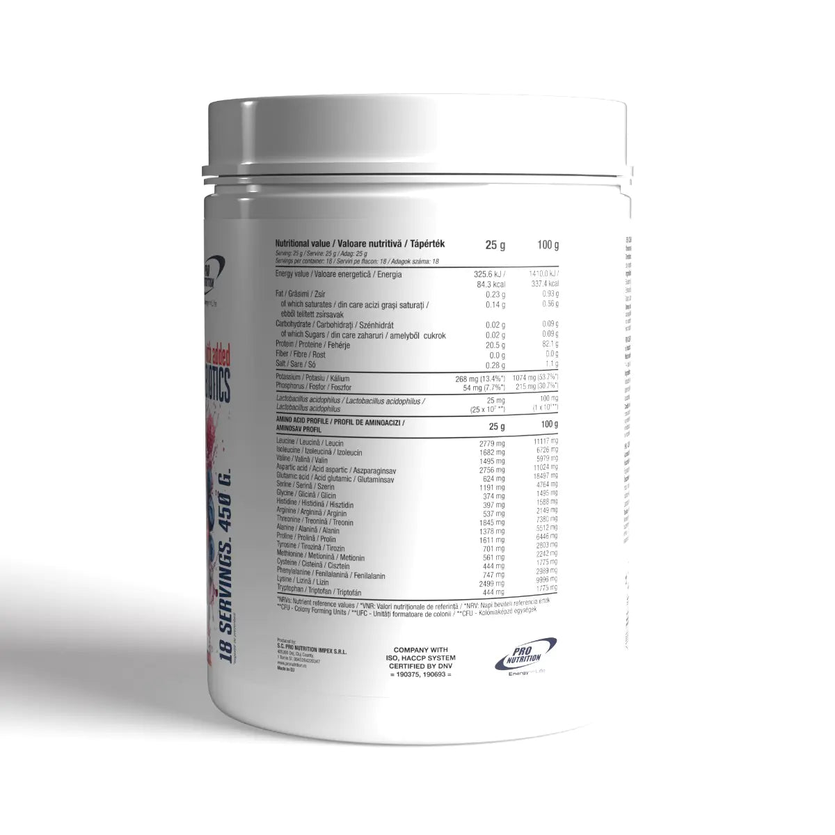 100% Isolate Clear Whey Berry Lemonade 450g