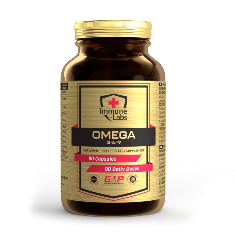 Omega 3-6-9 Immune-Labs 90 Capsule Acizi Grași Esențiali
