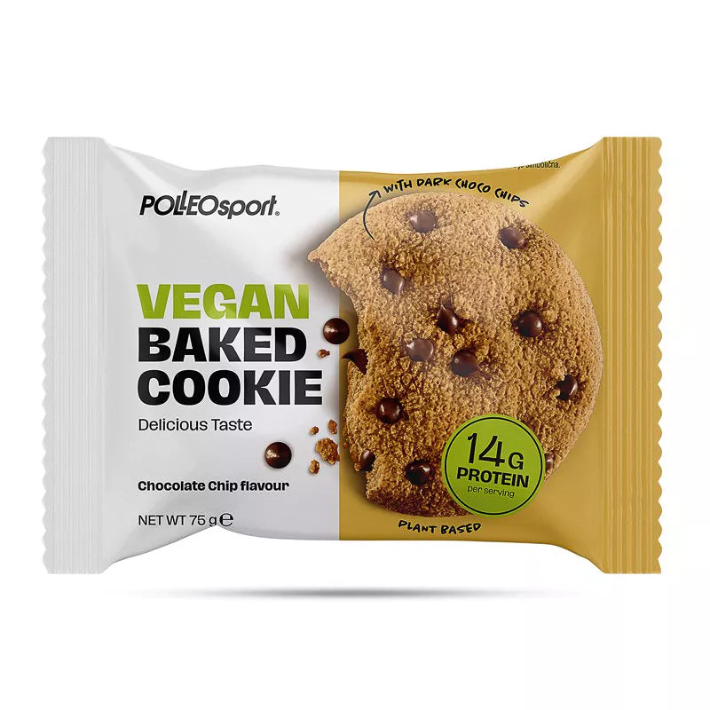 POLLEOsport Vegan Baked Cookie – Chocolate Chip flavour 75 g