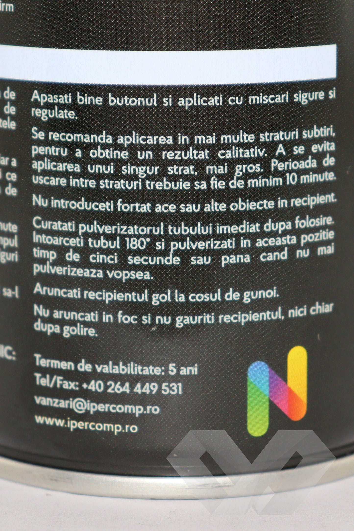 Spray vopsea argintiu Noxaro, 450ml