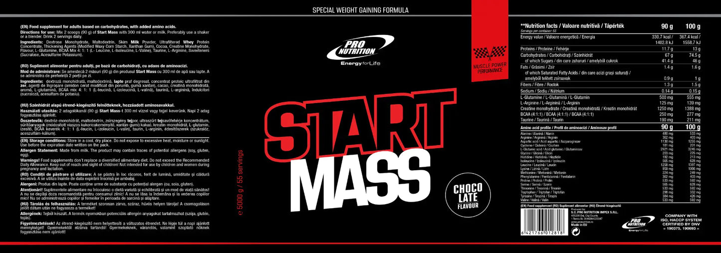 Start Mass 5000g Ciocolată