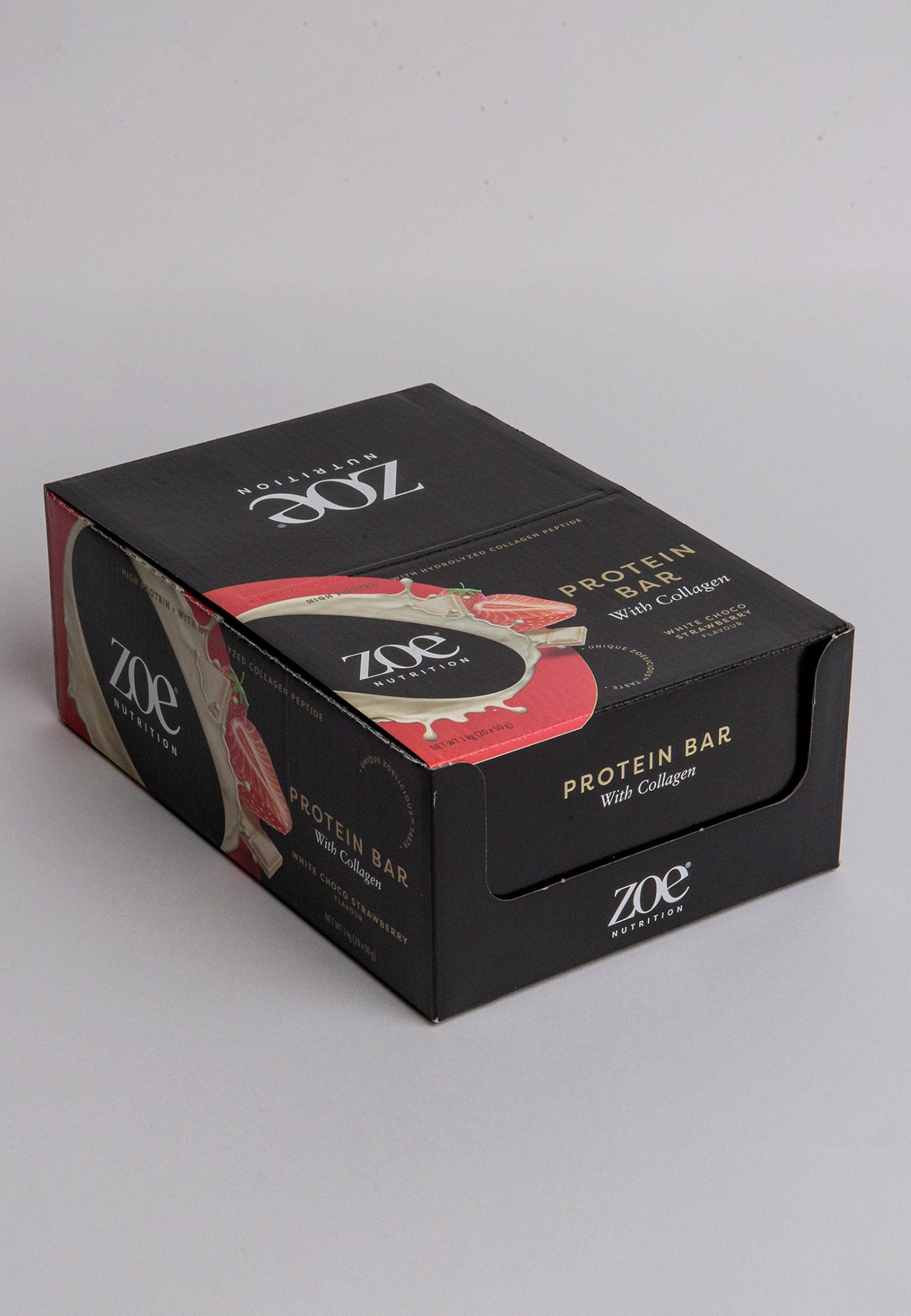 ZOE Protein Bar – White Chocolate Strawberry 50g