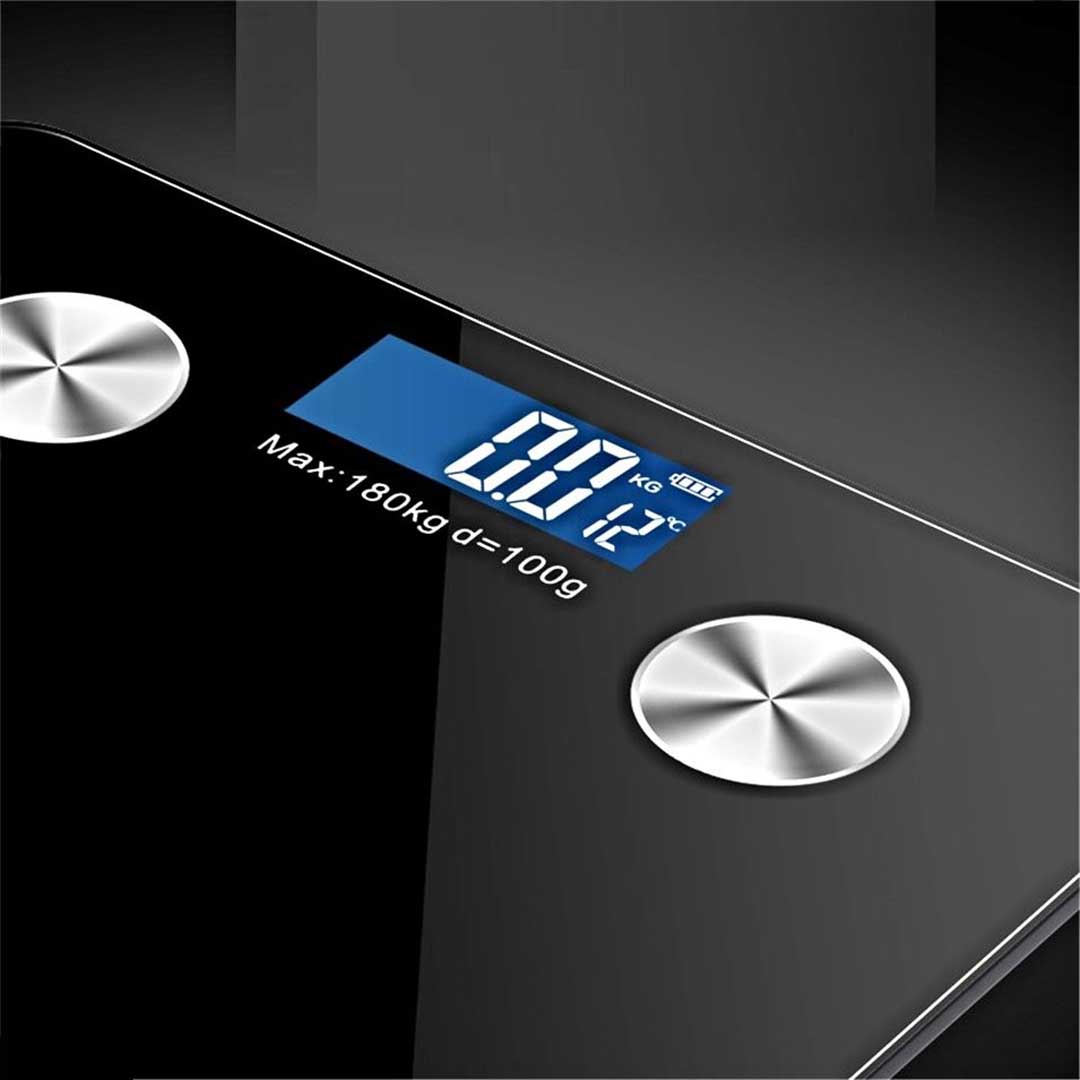 NNEAGS 2X Wireless Bluetooth Digital Body Fat Scale Bathroom Health Analyser Weight White/Pink-3