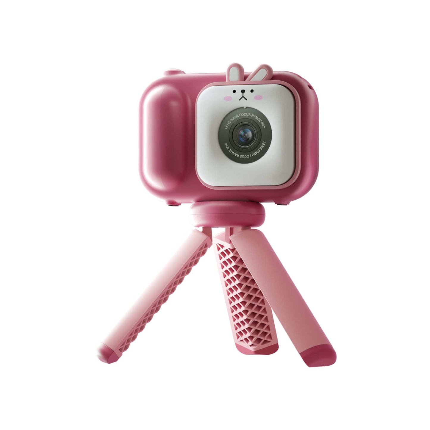 Camera Video Digitala pentru Copii cu Ecran Mare 2,4", Card 32GB, Trepied si Functie Selfie – 1080P HD, Cadou Educativ si Creativ pentru Baieti si Fetite 3-10 Ani, Ideala pentru Vlogging si Poze Amuzante, Roz