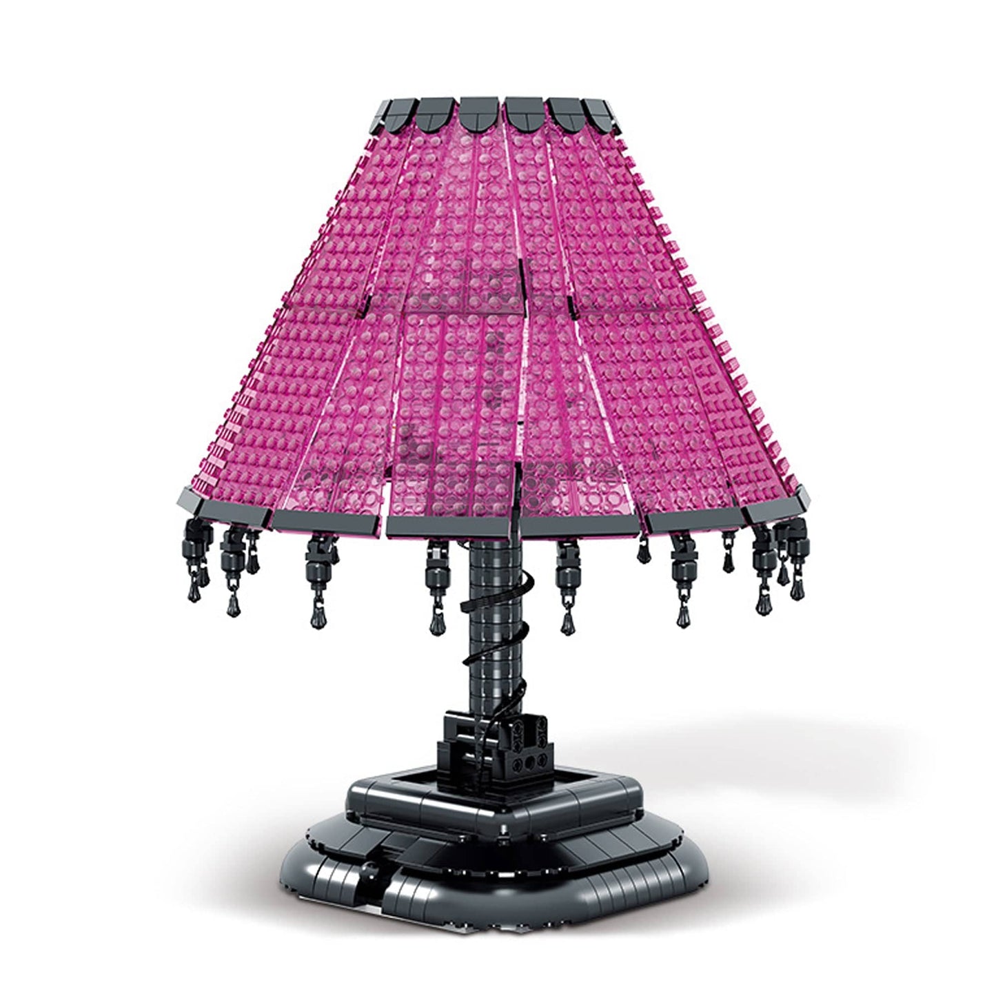 Lampa decorativa tip retro pentru copii 7, 14 ani, 900 piese mici, Roz