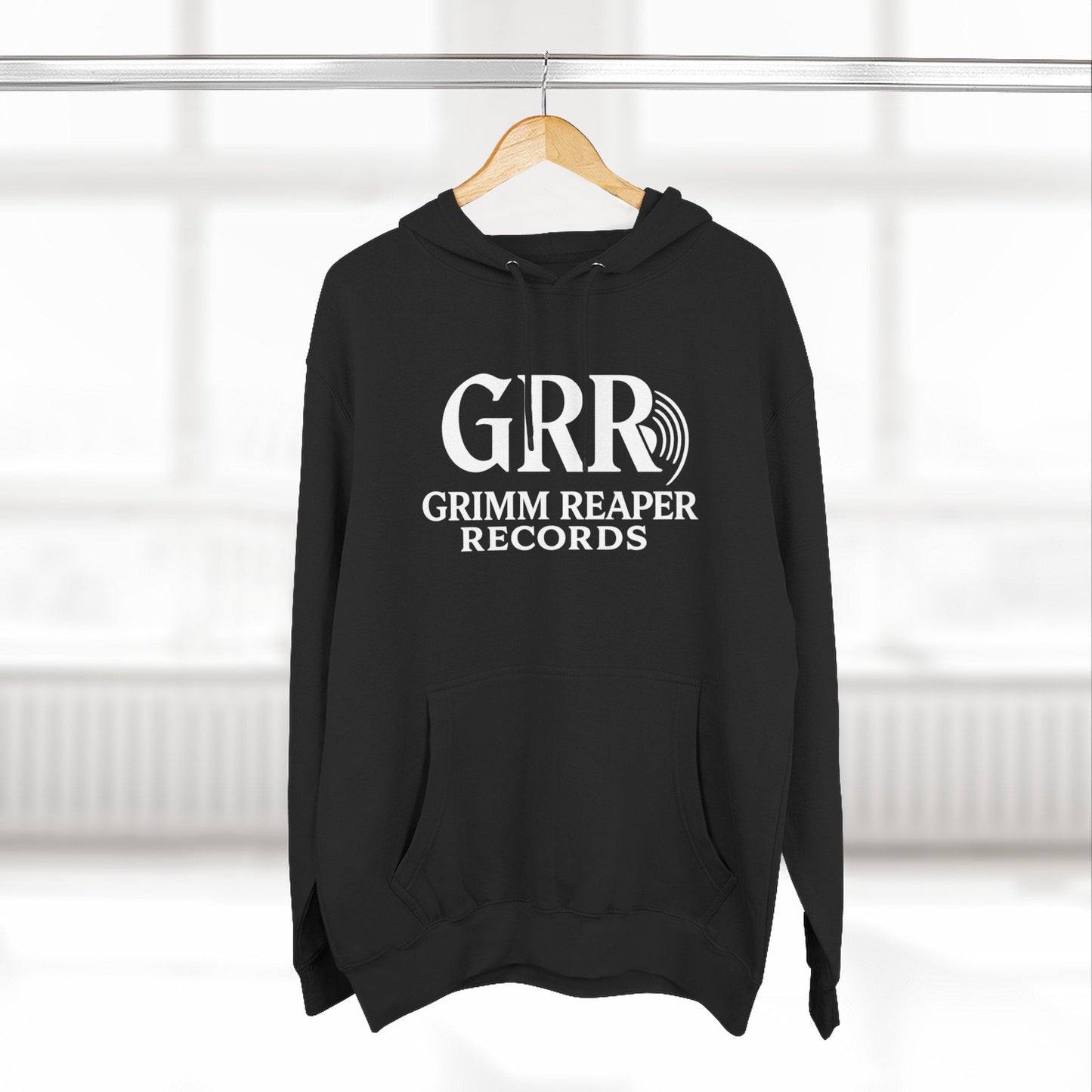 Shaddy Logo Hoodie — Retro Box-Logo Fleece Sweatshirt