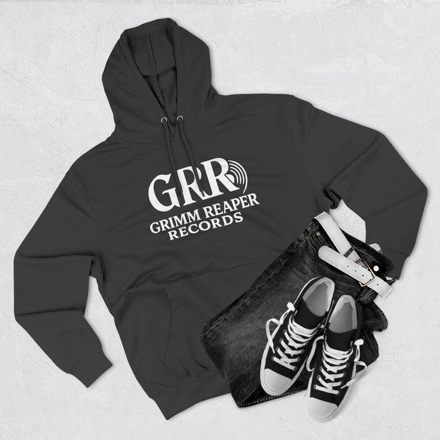 Shaddy Logo Hoodie — Retro Box-Logo Fleece Sweatshirt