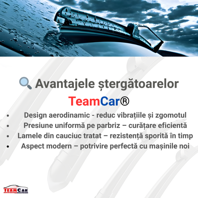 Stergatoare Opel Astra H Caravan (2004–2010) TeamCar® Flat – Set fata