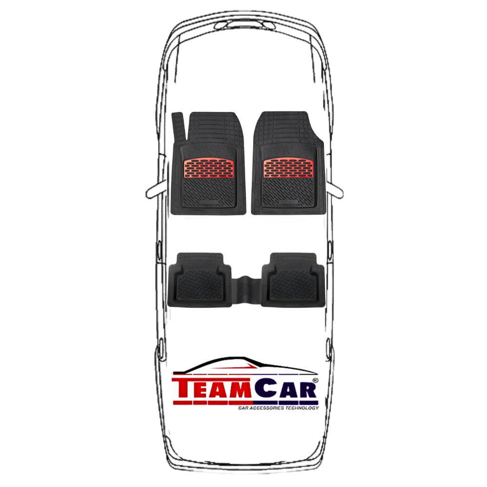 Opel Astra G Covorase Auto TeamCar® Tip Tăviță Compatibile (1998–2009) - Combi Red