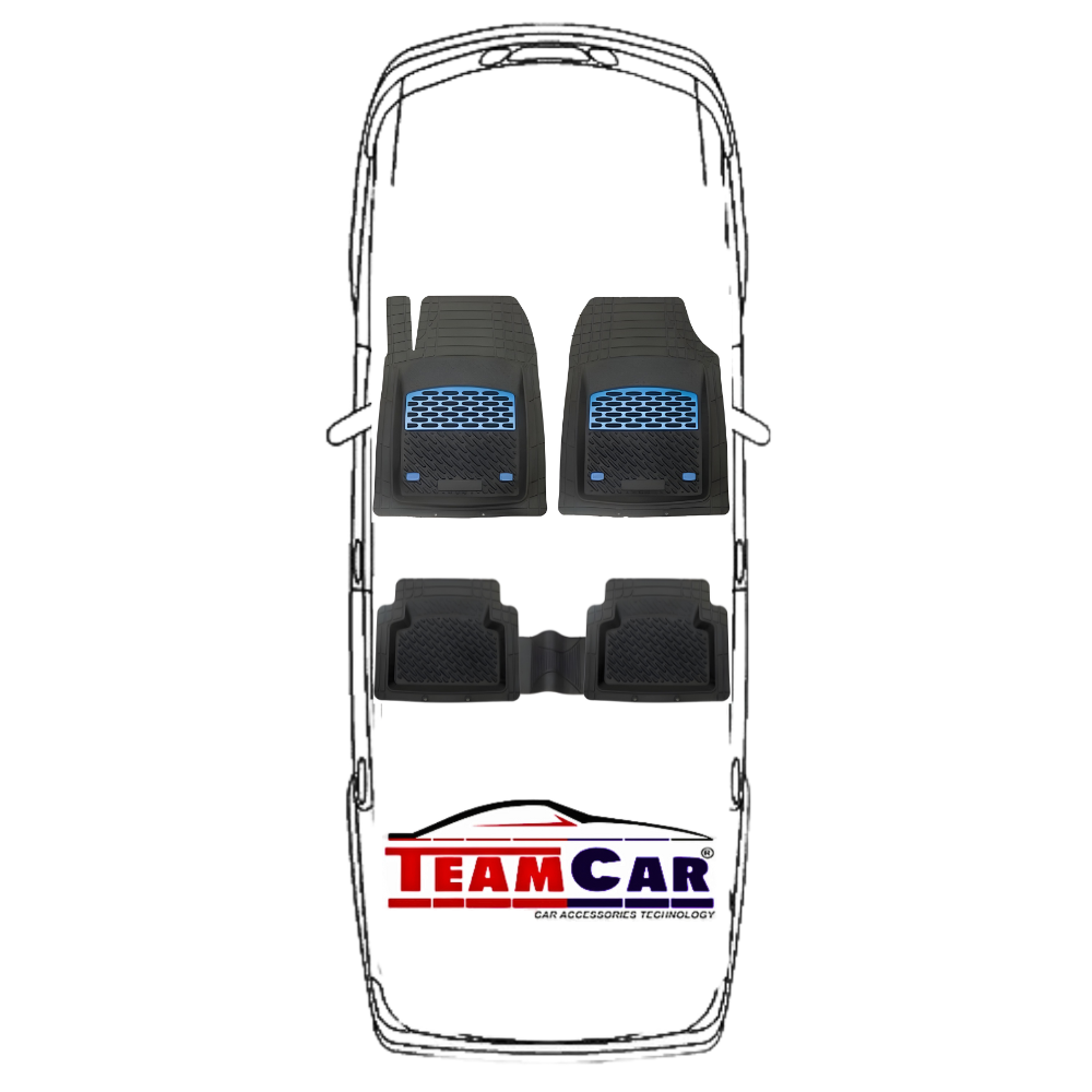 Opel Astra J Covorase Auto Tip Tavita Compatibile (Mk6) Hatchback 5 uși (2009–2015) Blue
