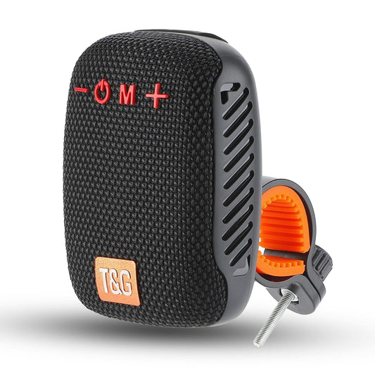 Boxa portabila cu suport fix, Bluetooth, 500mAh, Waterproof IPX5, Negru