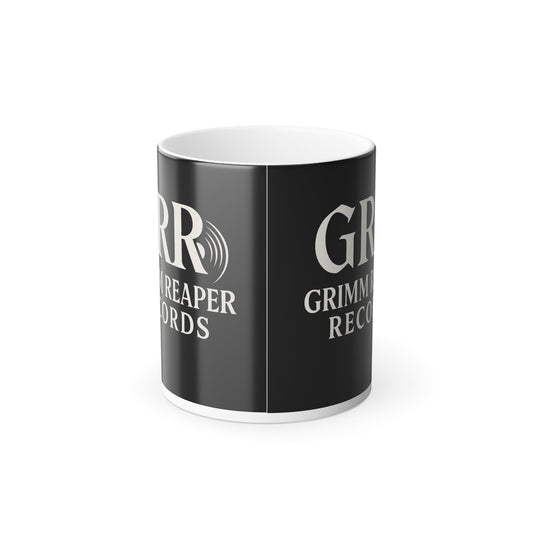 Color-Changing Mug — "GRR Grim Reaper Records" 11oz