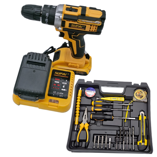 Bormașină Fără Fir cu 2x48Vf Baterii Reîncărcabile Litiu