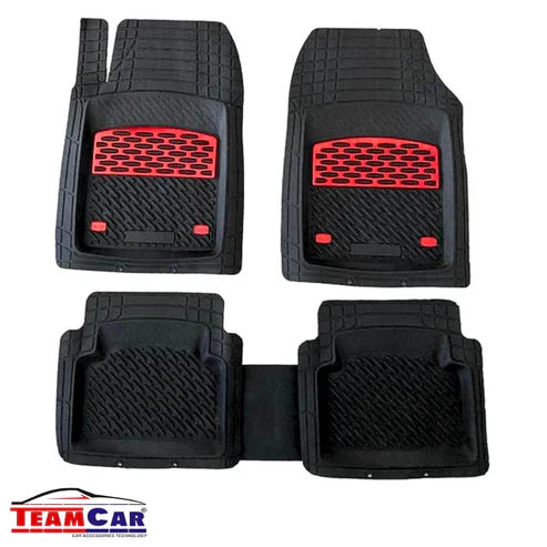 Covorase Auto TeamCar® Tip Tavita Compatibile Volkswagen Golf 5 Variant (2003–2009) Negru/Rosu