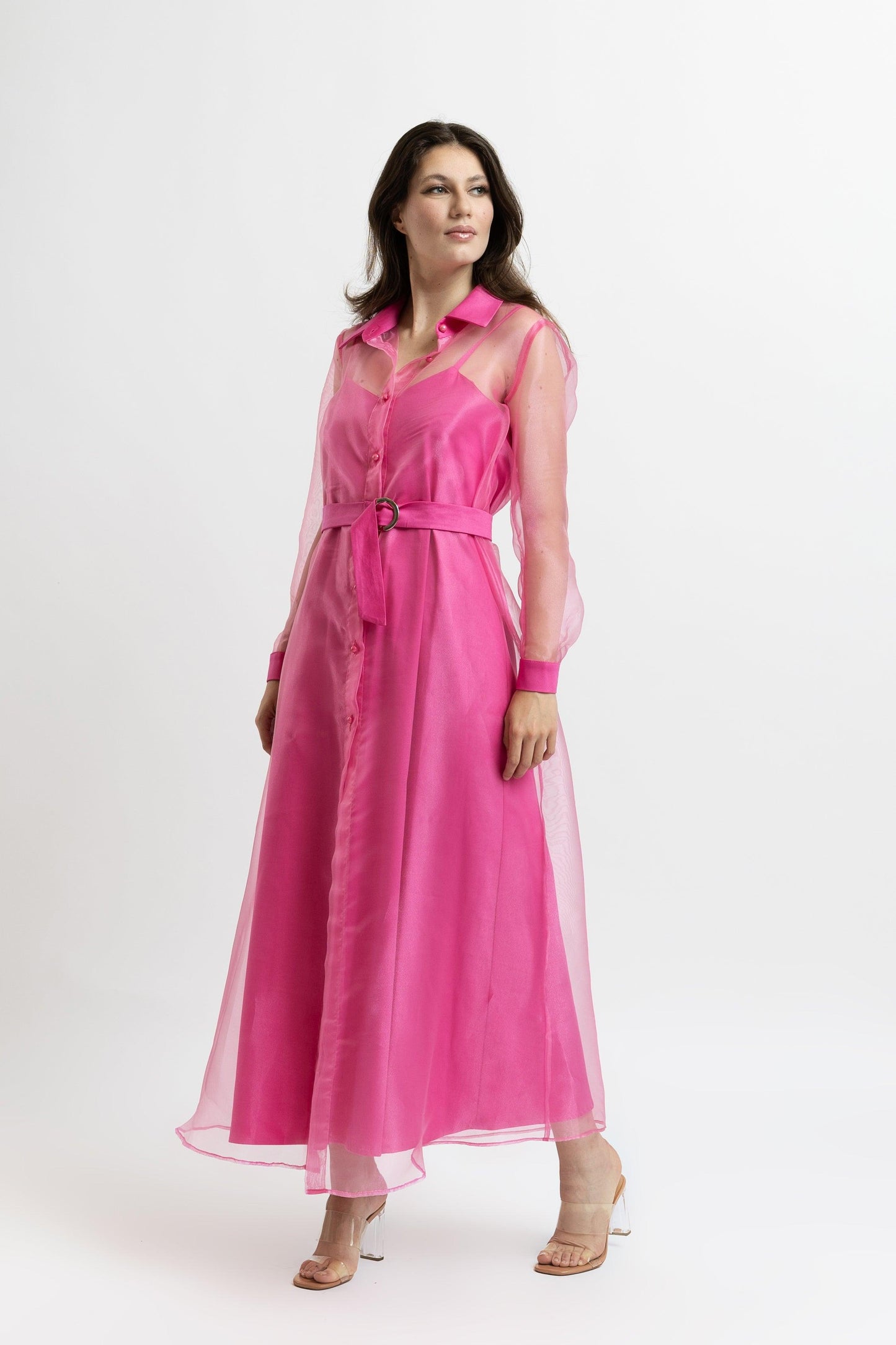 Set Jacheta din Organza + Rochie din Bumbac