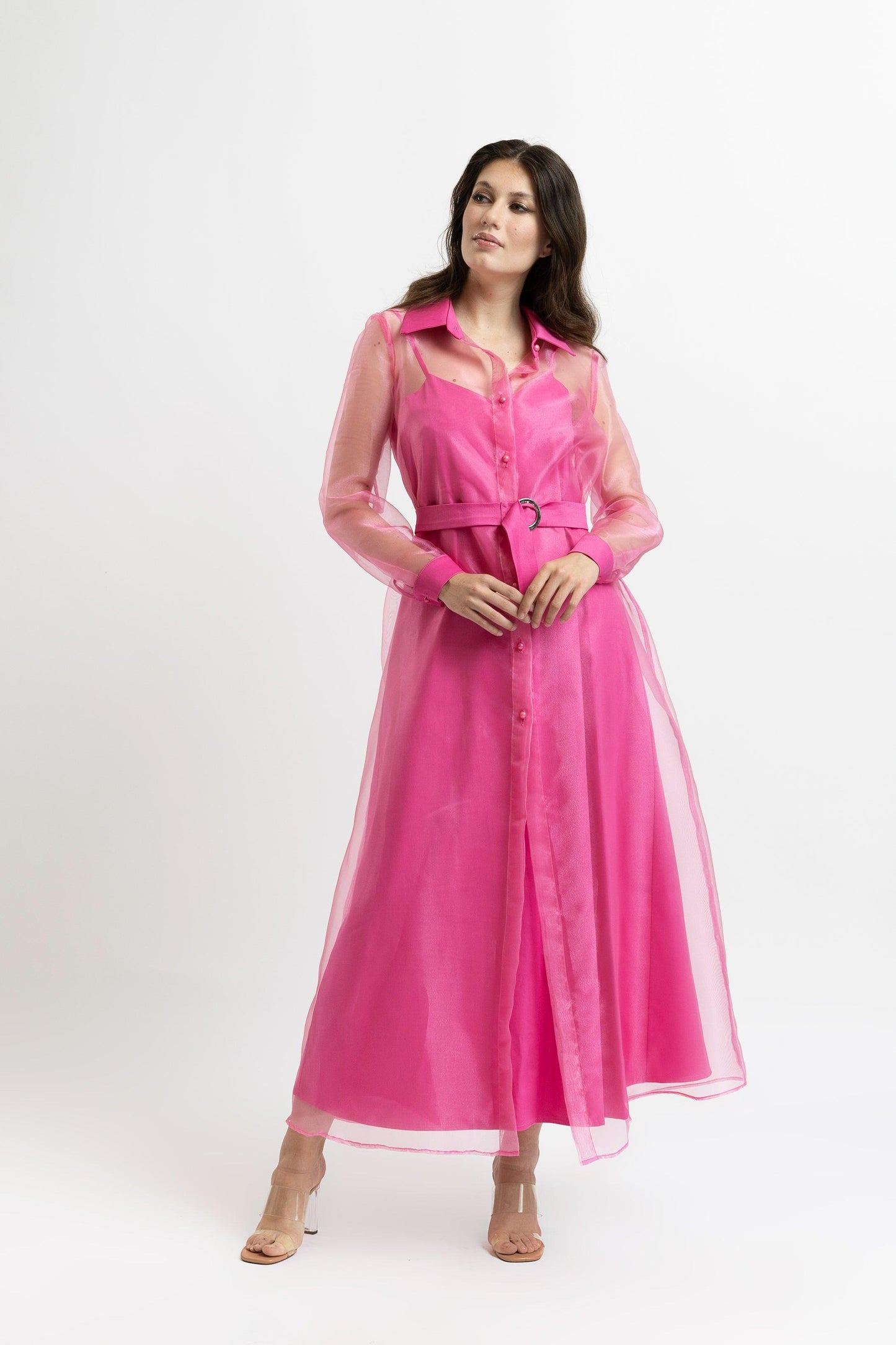 Set Jacheta din Organza + Rochie din Bumbac