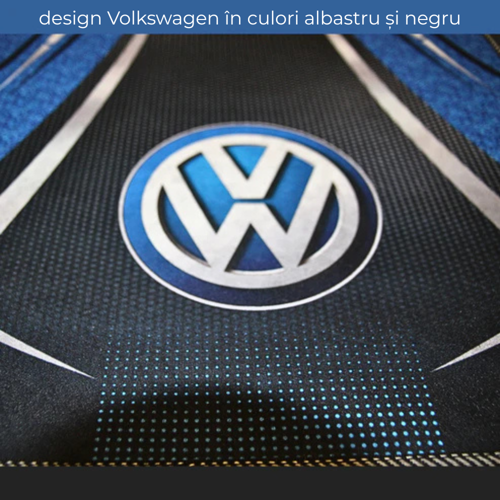 Covorase Universale VW Golf 8 Hatchback 2020–2025 – Albastru/Negru