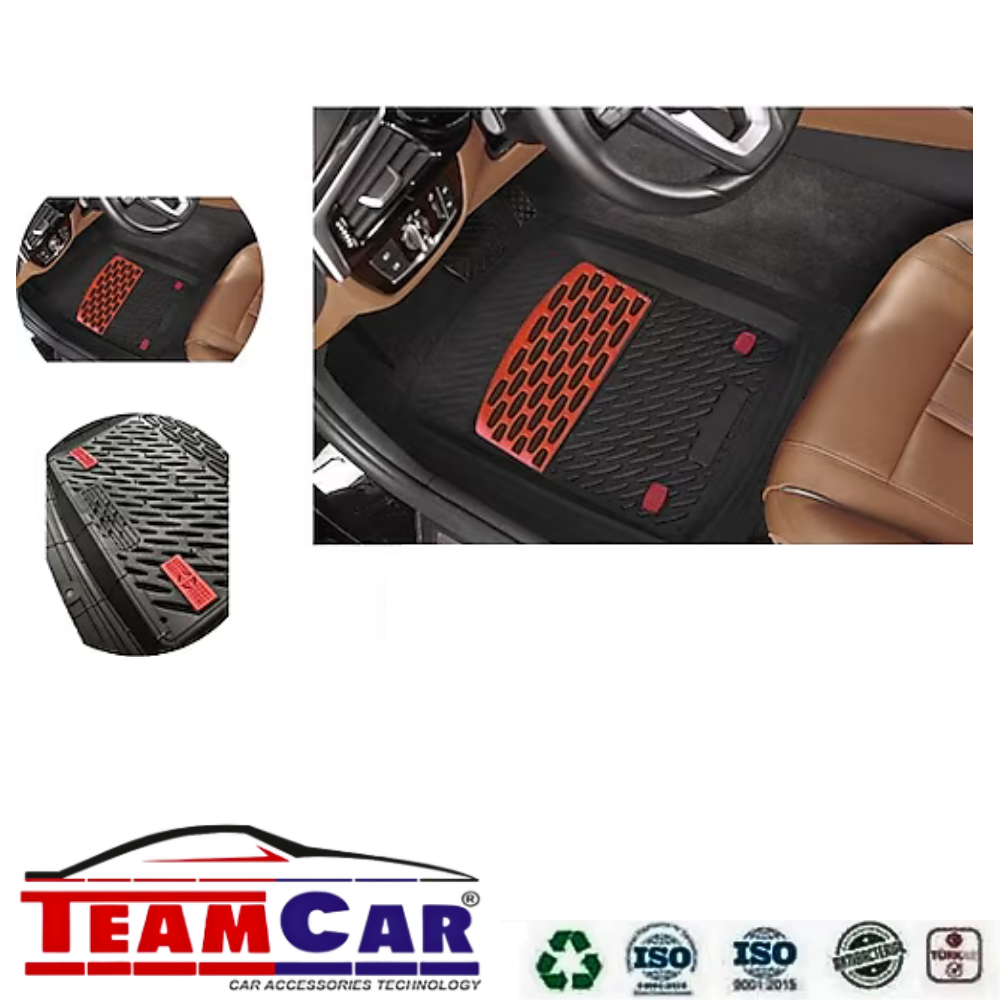 Covorașe Auto TeamCar® Tip Tăviță Compatibile Volkswagen Golf IV (1997–2004) - Hatchback, Negru intens
