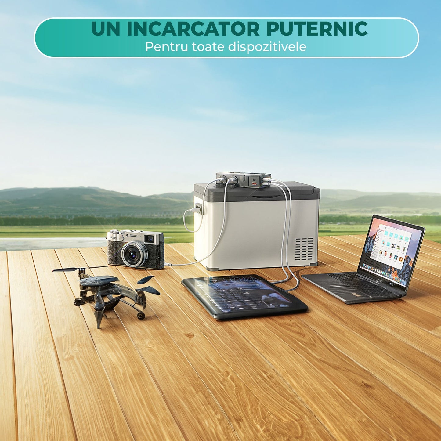 Adaptor pentru bricheta auto Timebox, 9 in 1, 3 x soclu auto, incarcare rapida 191W, 4 x USB QC3,0, 2 x Type-C, 12V/24V, Afișaj LED, Compatibil cu toate dispozitivele auto, Negru