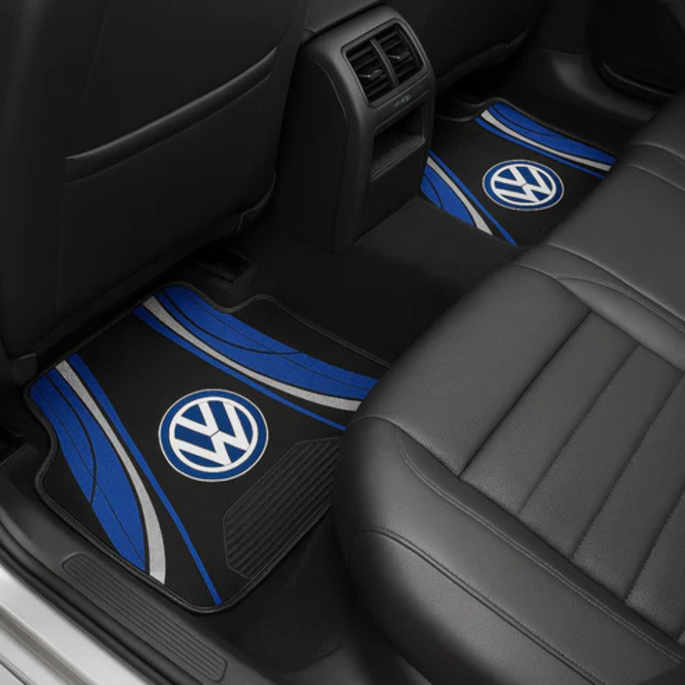 Covorașe Universale VW Golf 7 Variant 2012–2020 – Albastru/Negru
