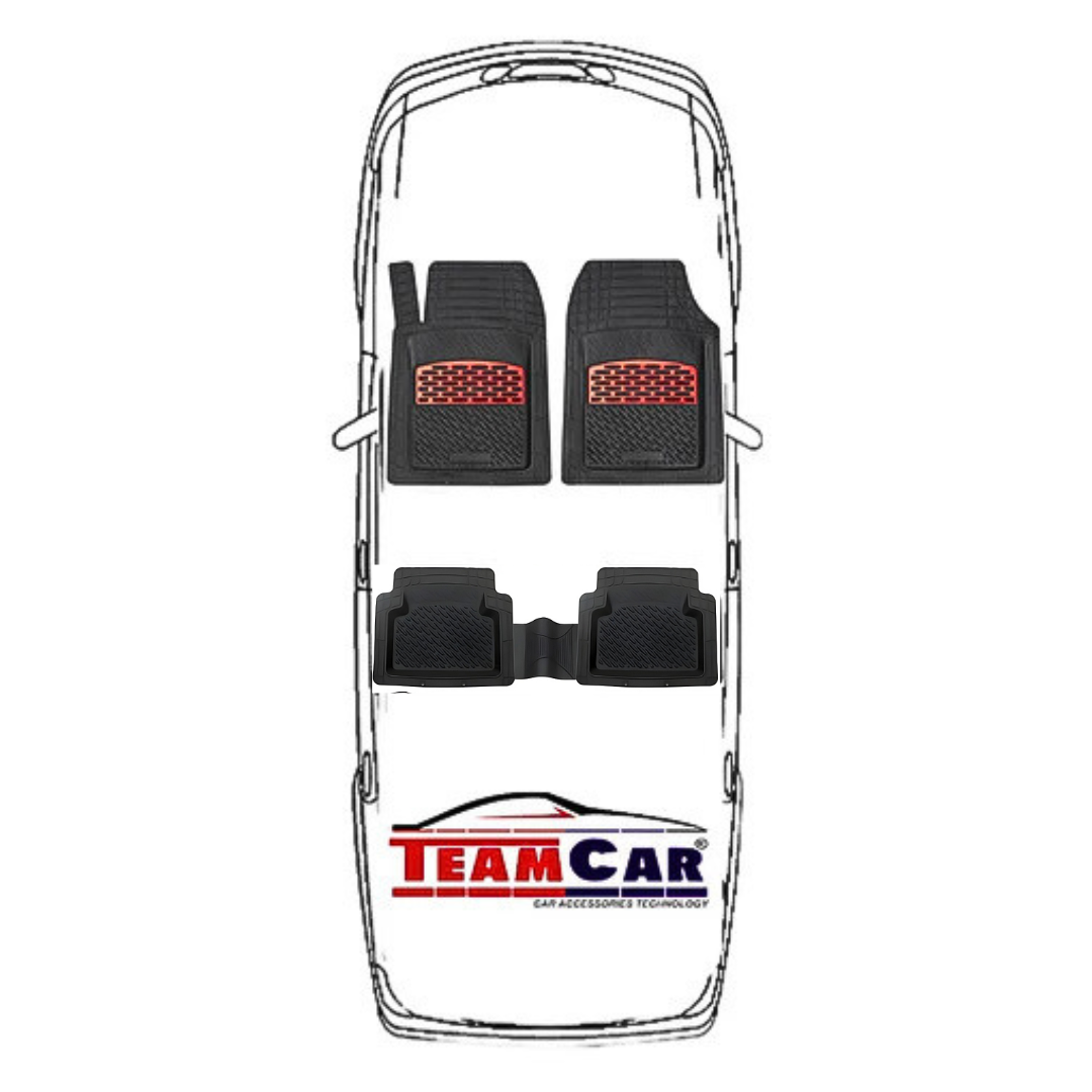 Covorașe Auto TeamCar® Tip Tăviță Compatibile Opel Mokka B (2020–prezent) - Red