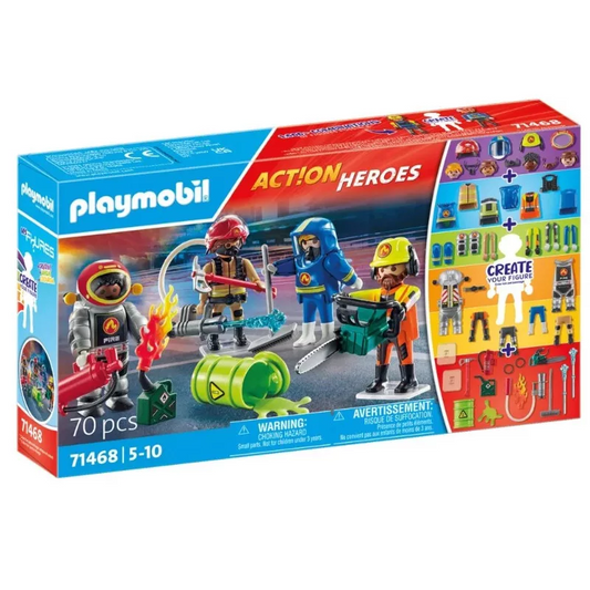 Playmobil Action Heroes My Figures_ Tűzoltók (71468)