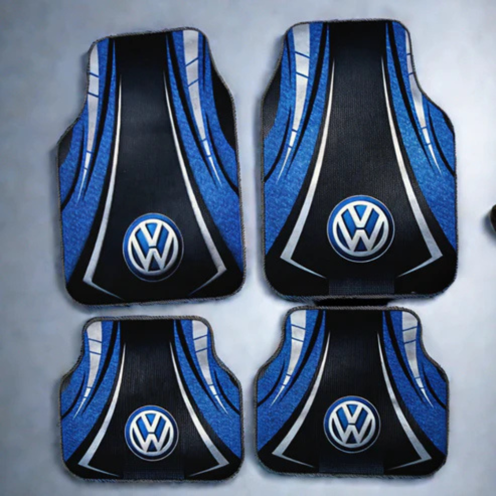 Covorașe Universale VW Golf 7 Variant 2012–2020 – Albastru/Negru