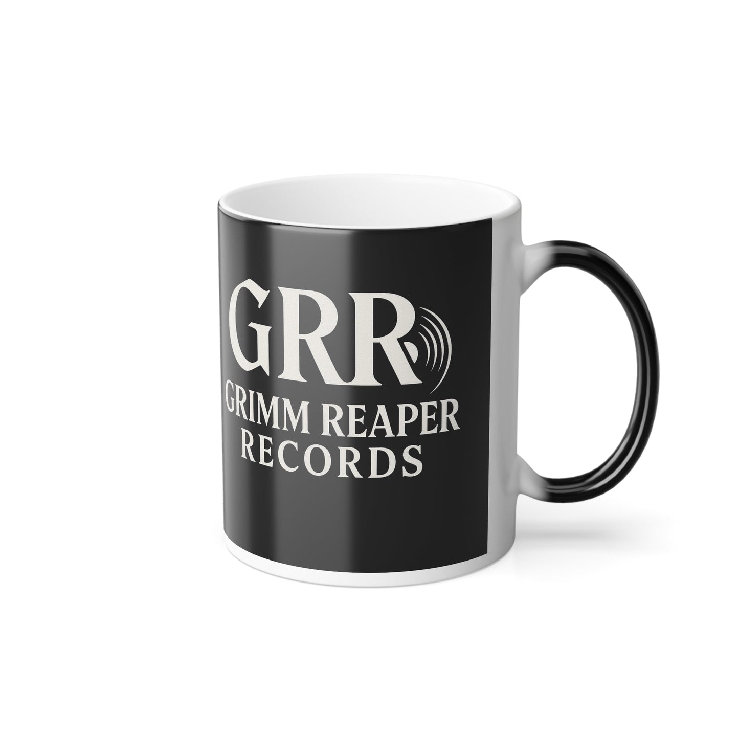 Color-Changing Mug — "GRR Grim Reaper Records" 11oz