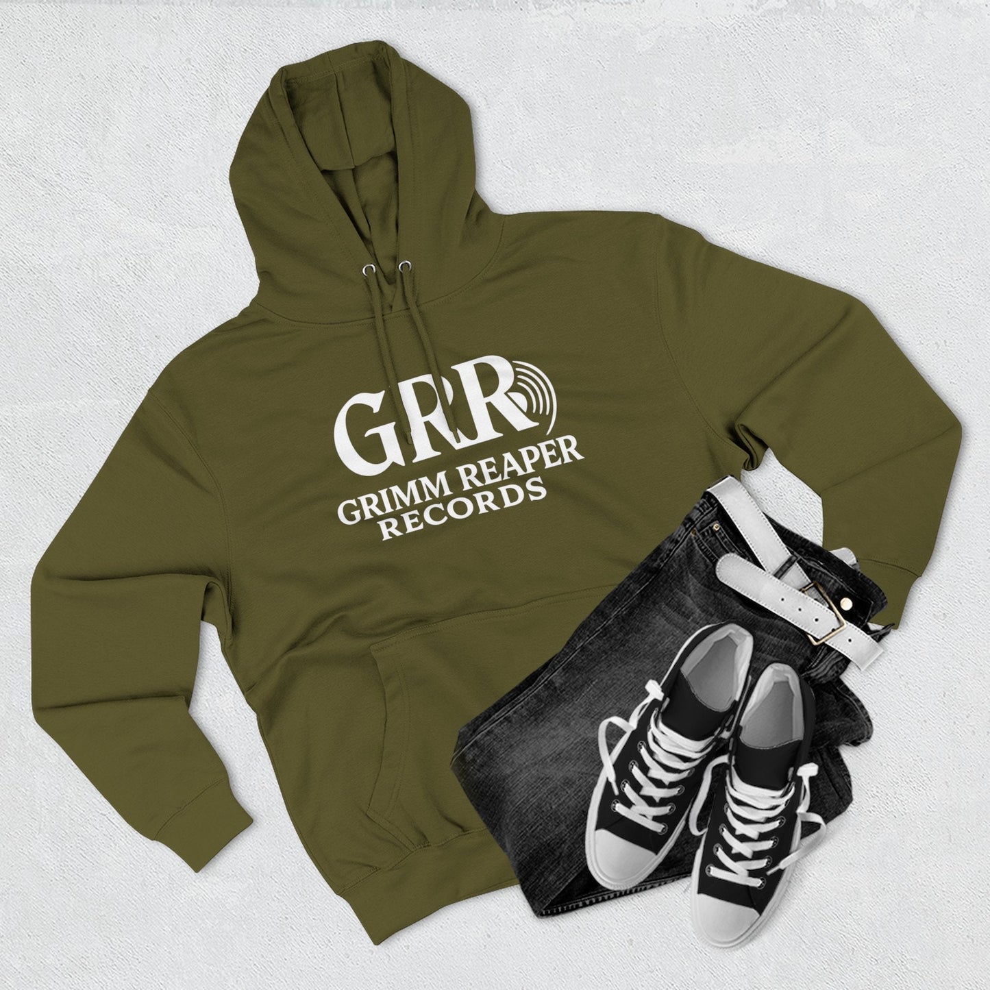Shaddy Logo Hoodie — Retro Box-Logo Fleece Sweatshirt