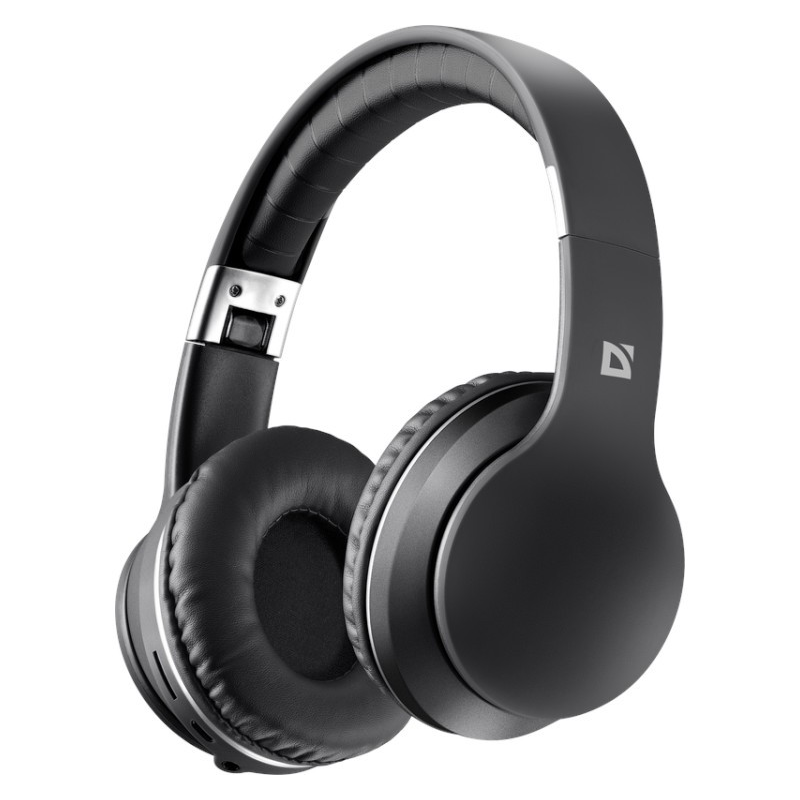 Bluetooth безжични слушалки, Defender, черни (63595)-0