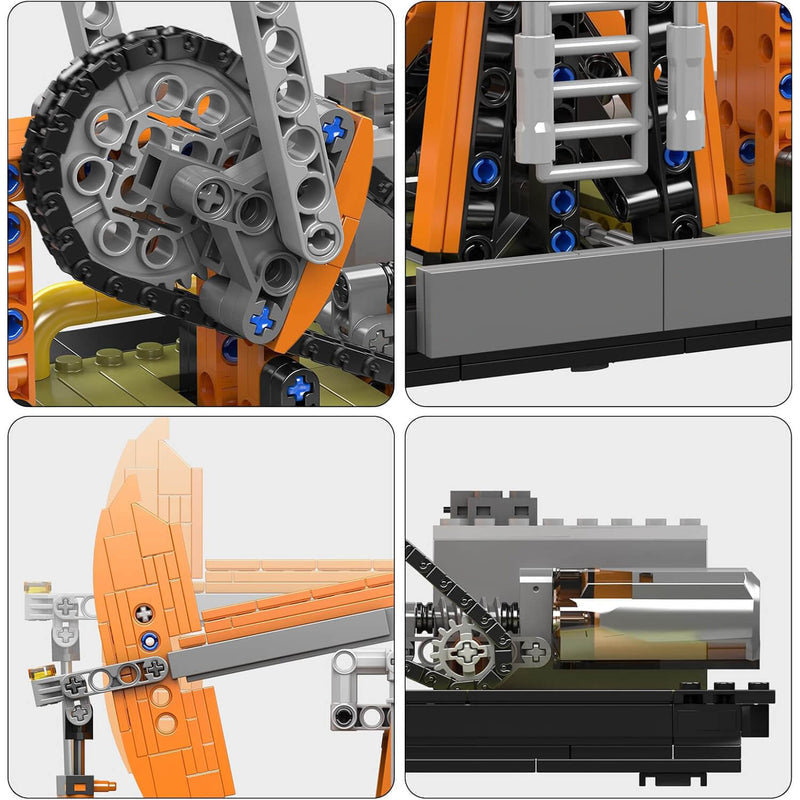 Motorised Mechanical Oil Rig 839PCS-3