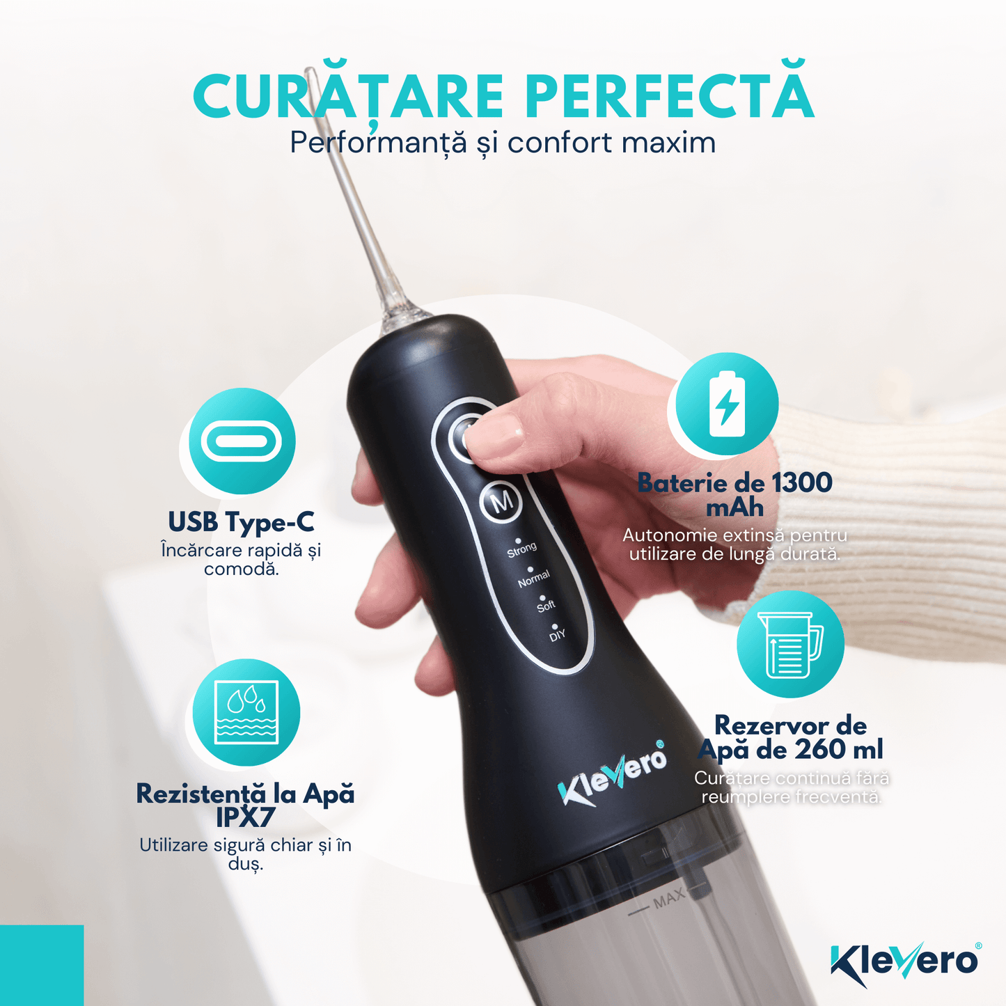 Irigator Bucal Profesional KLEVERO 