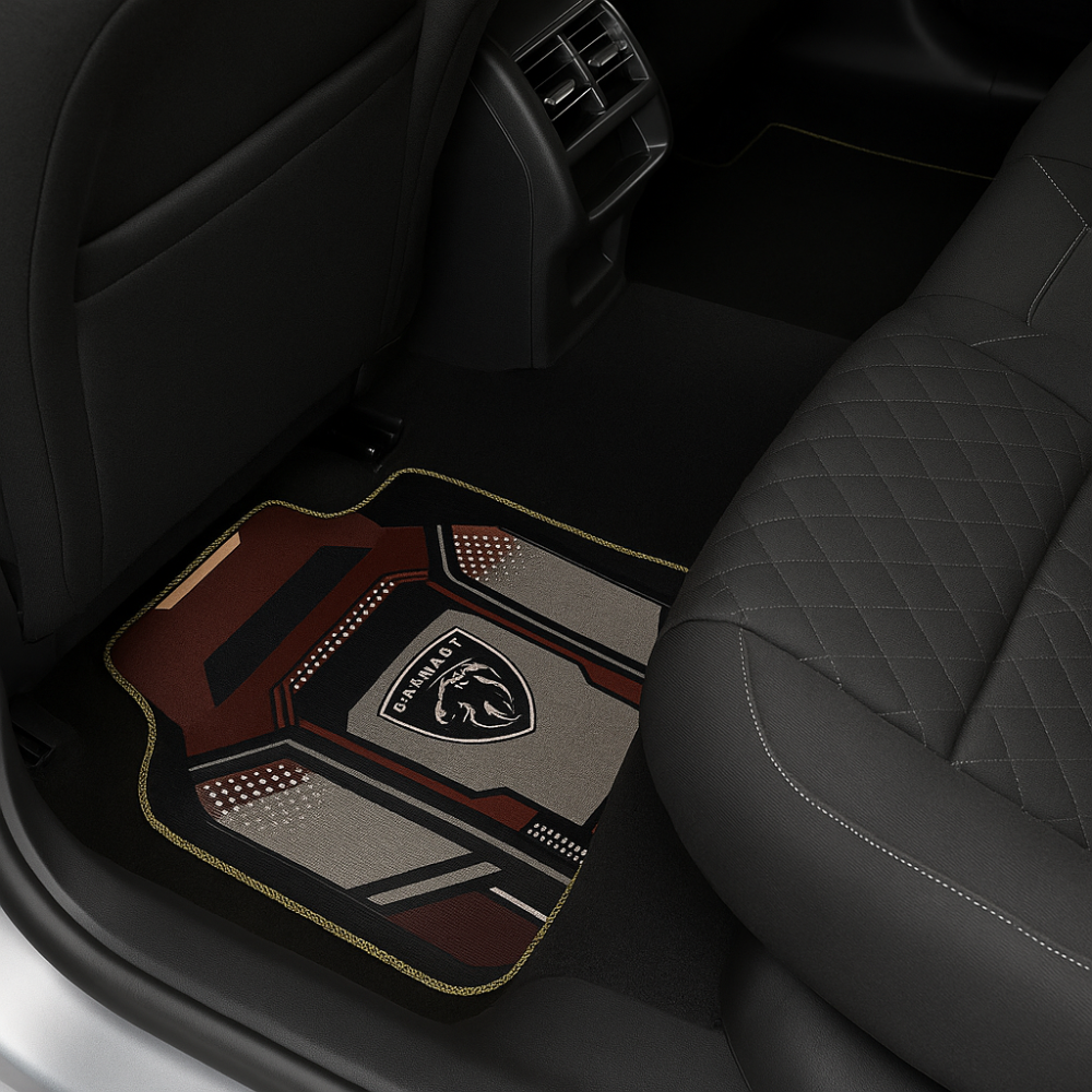 Covorașe Auto Peugeot – Design Sport Bordo/Negru | Universal