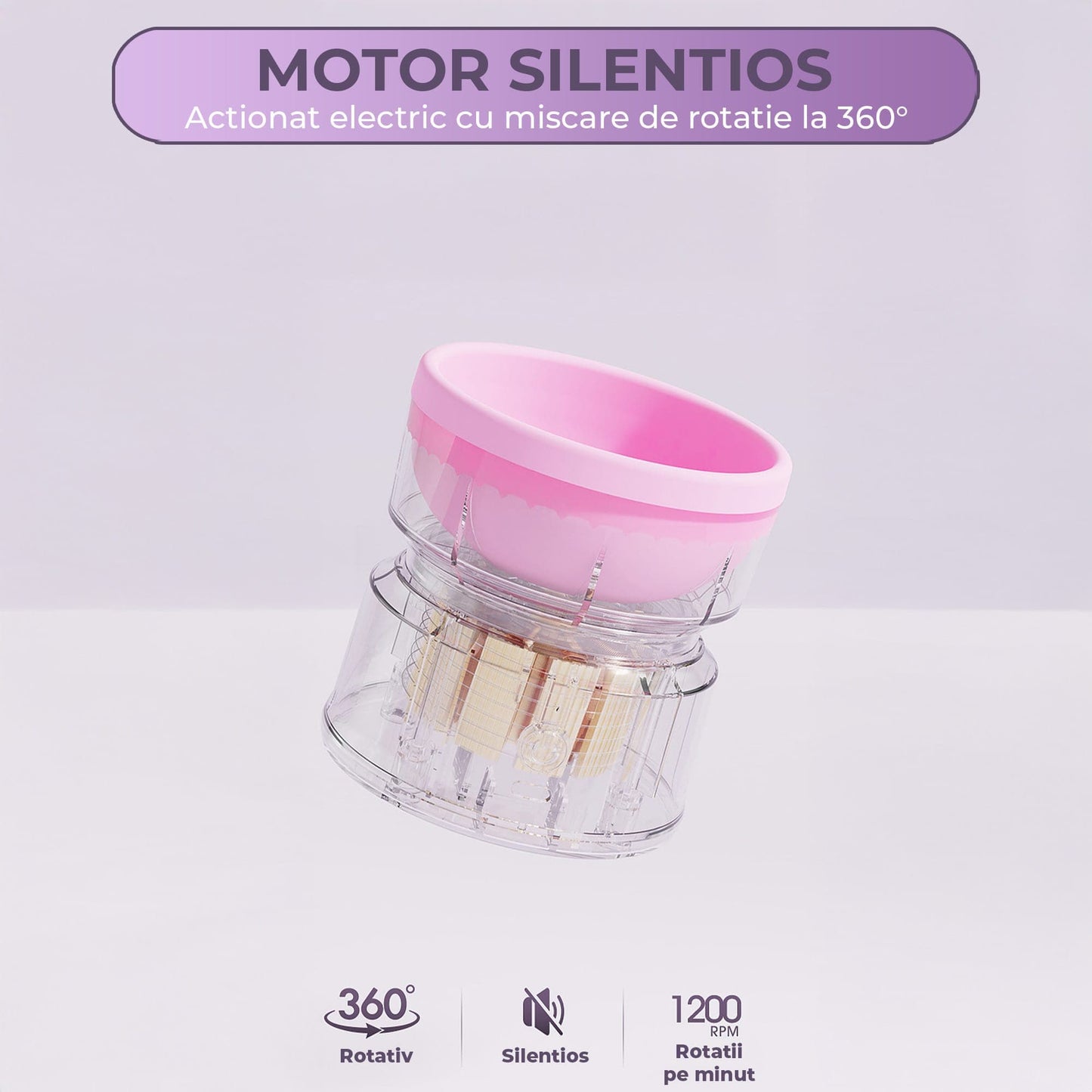 Aparat Electric de Curatare pentru Pensule de Machiaj - Reincarcabil USB, Portabil, Compatibil cu Toate Dimensiunile de Pensule, Ergonomic si Functionalitate pentru 1-8 pensule, Alb