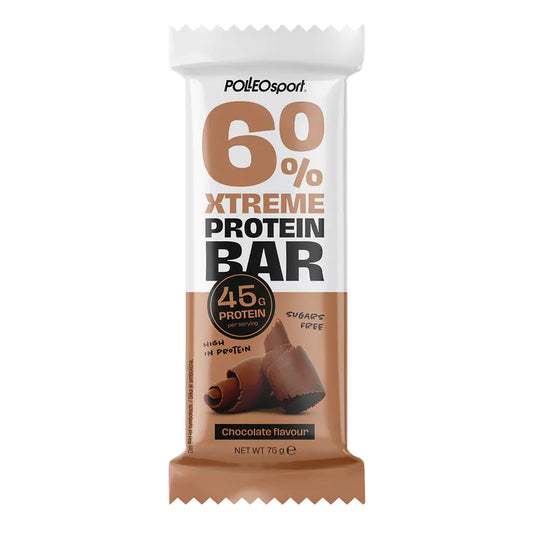 POLLEOsport ProSeries Xtreme 60% Protein Bar – Chocolate 75g