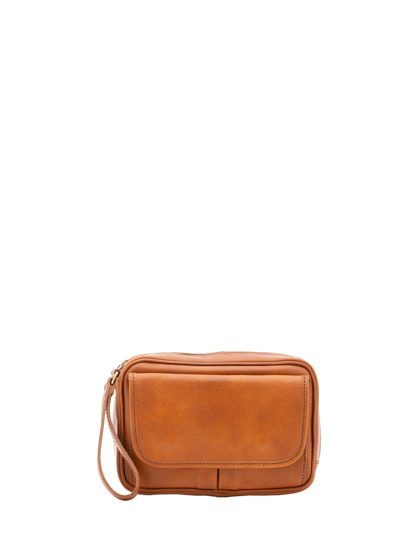 Pochette unisex In Vera pelle Made in Italy 24x20x6 cm-0