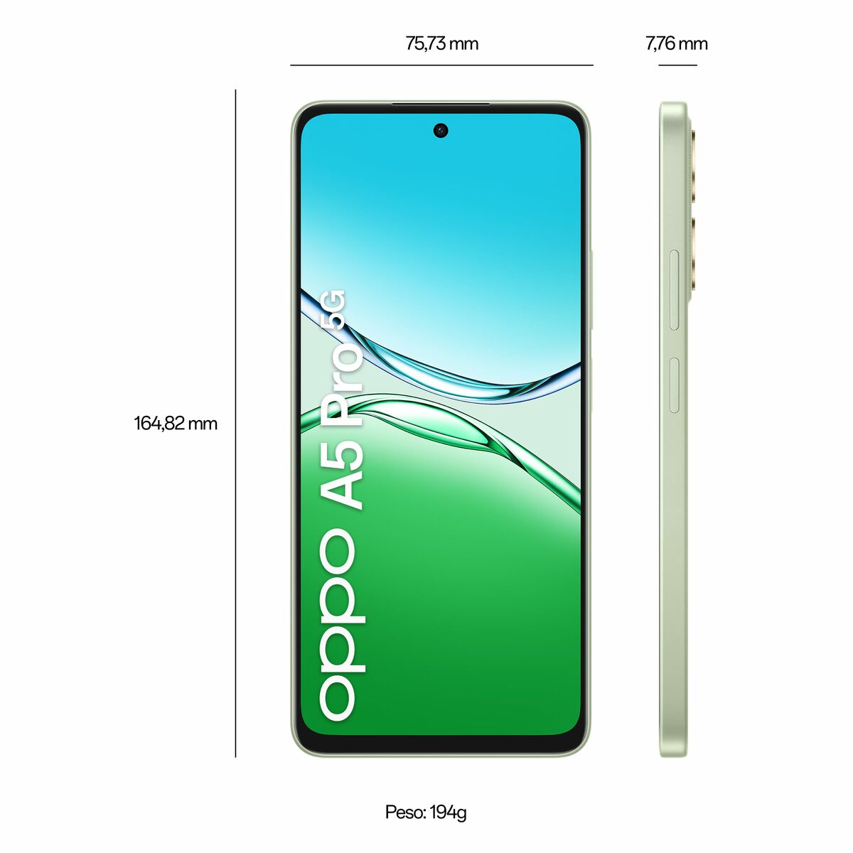 Smartphone Oppo CPH2695 6,67" Octa Core 8 GB RAM 256 GB Green
