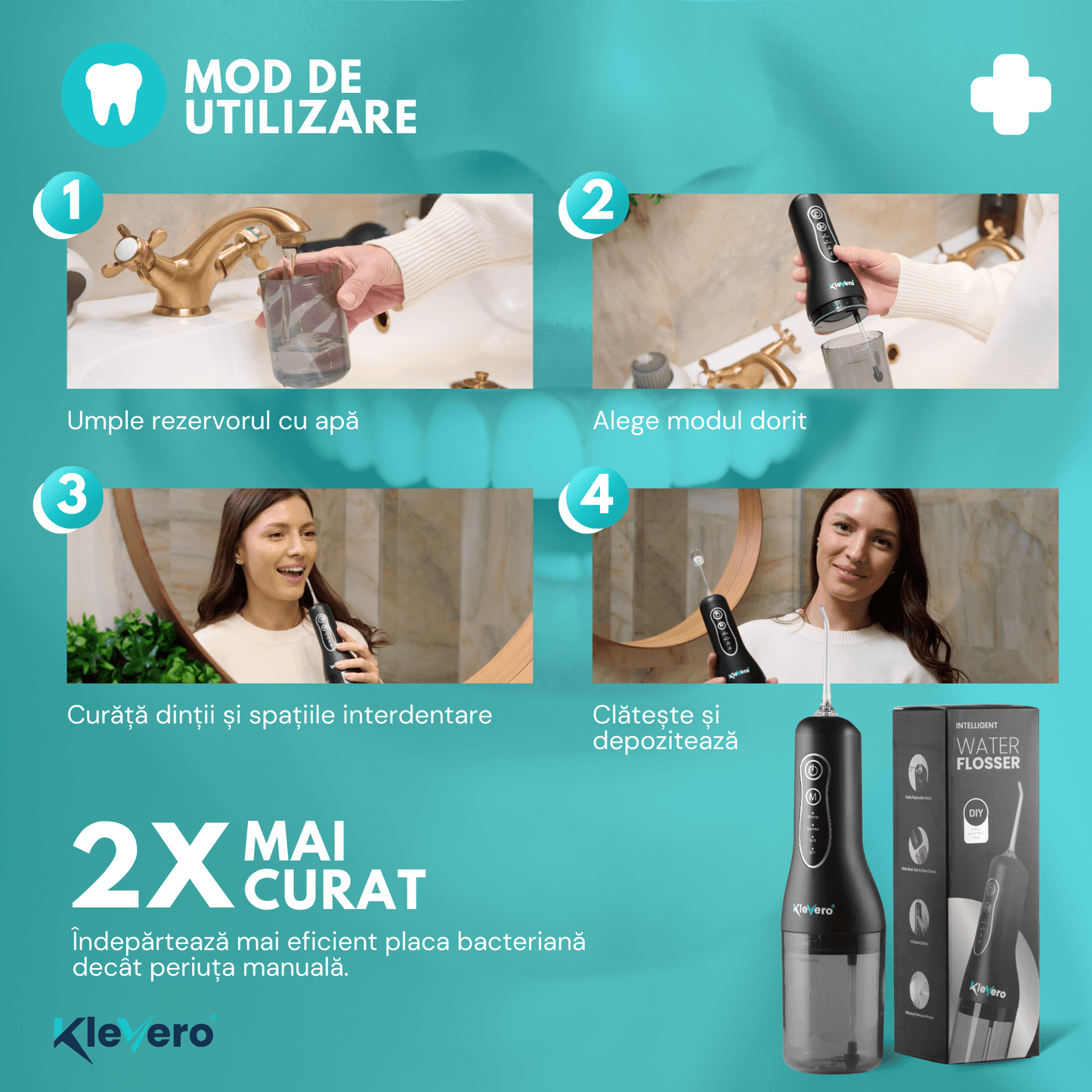 Irigator Bucal Profesional KLEVERO 