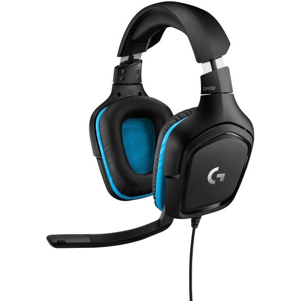 Слушалки Gaming Logitech G432, Surround 7.1, Мultiplatform, Черни (981-000770)