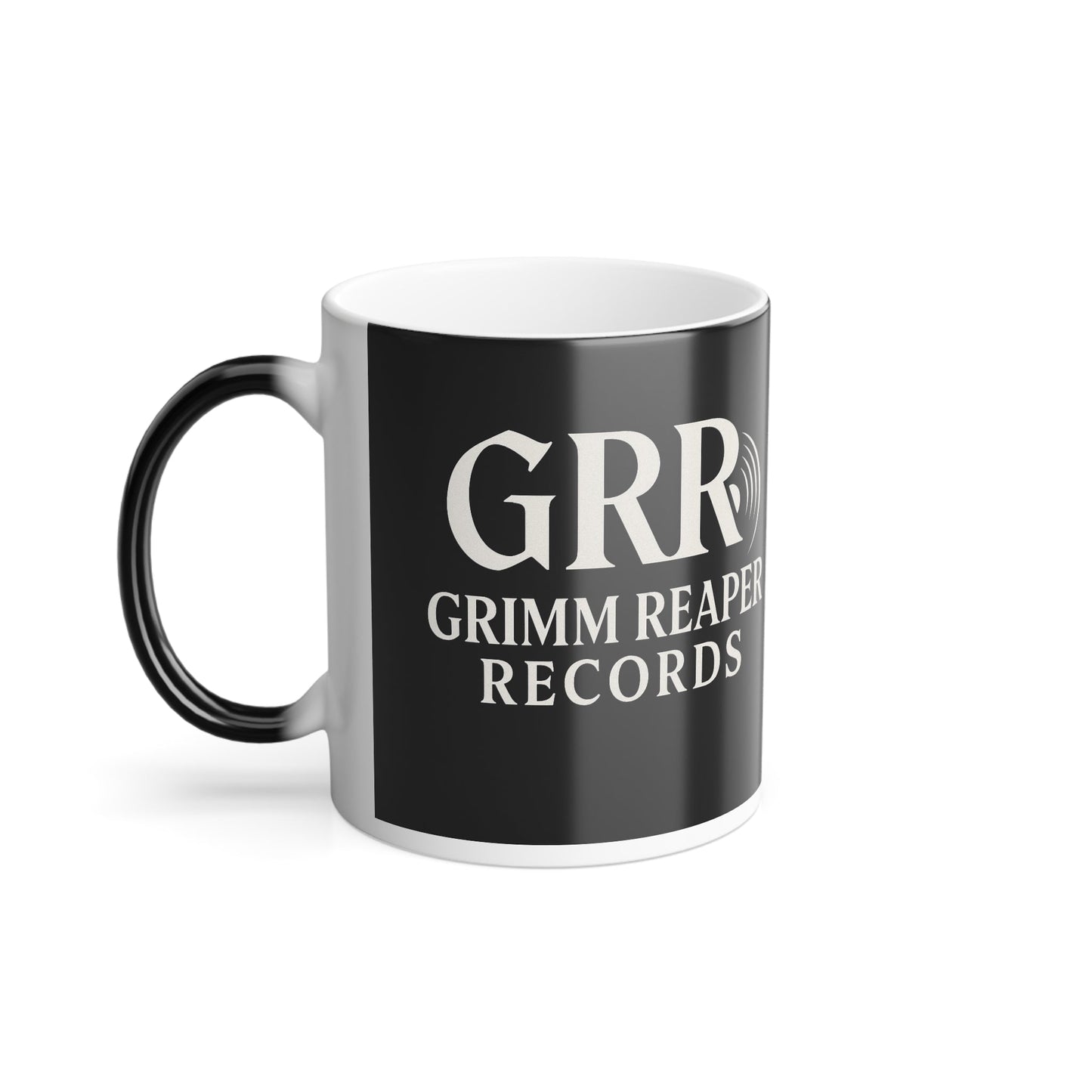 Color-Changing Mug — "GRR Grim Reaper Records" 11oz
