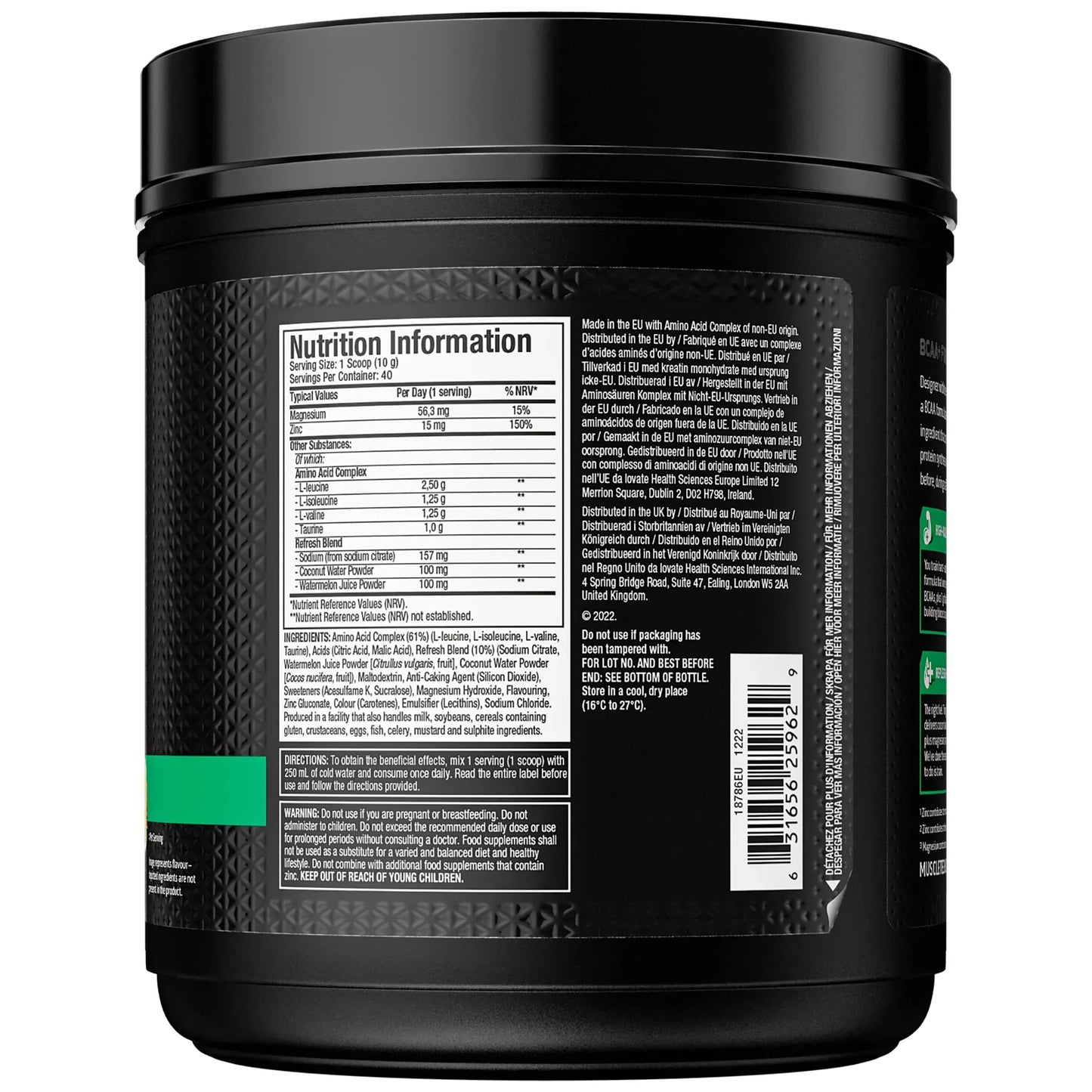 MuscleTech Amino Build Tropical Twist 400g