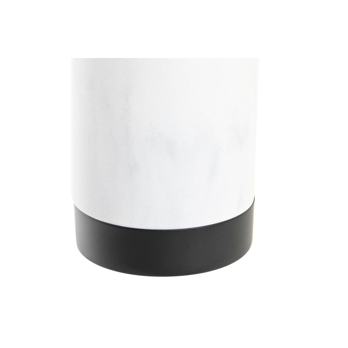 Toilet Brush DKD Home Decor White Black Resin Stainless steel Marble Modern 10 x 10 x 37,4 cm-2