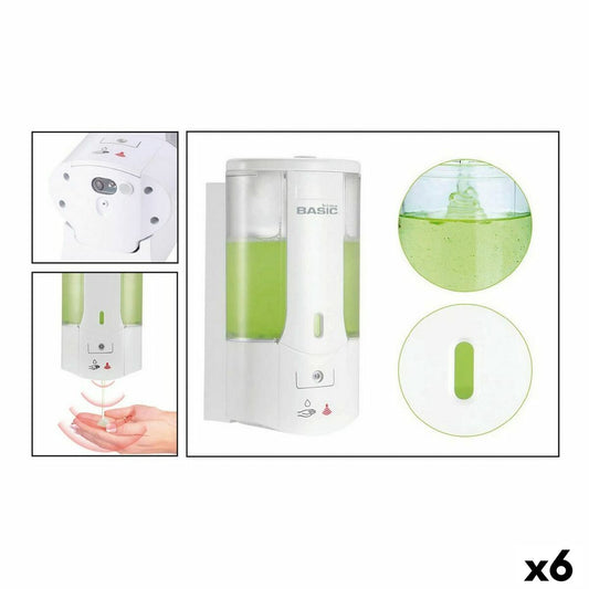 Dozator de săpun electric Basic Home 400 ml 0,4 l, de perete (6 bucăți)
